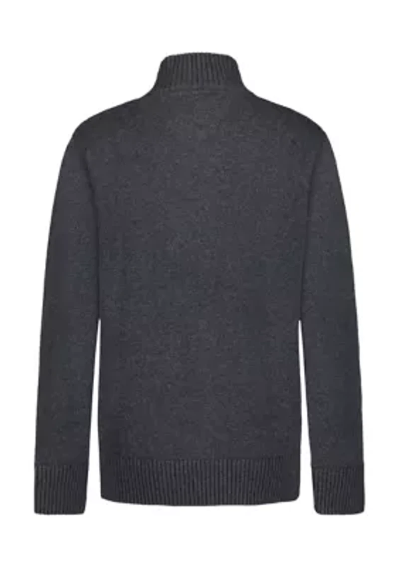 Boys 8-20 1/4 Zip Sweater
