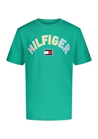 Boys 8-20 Short Sleeve Ombré Logo Graphic T-Shirt