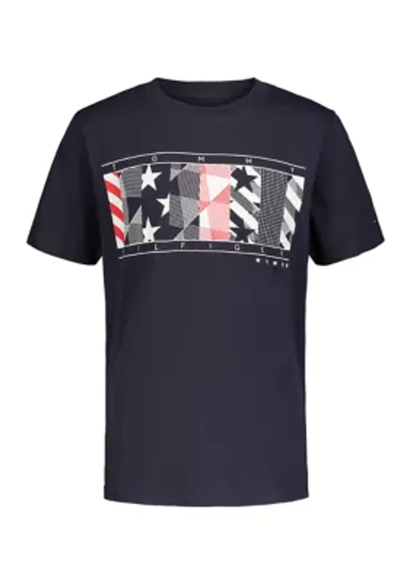 Boys 8-20 Abstract Graphic Short Sleeve T-Shirt