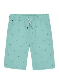 Boys 8-20 Pull On Schiffli Shorts