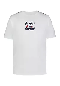 Boys 8-20 Block Short Sleeve Graphic T-Shirt