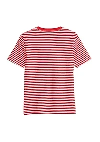 Boys 8-20 Short Sleeve Striped Cotton T-Shirt