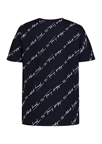 Boys 4-7 Script Ringer Printed T-Shirt