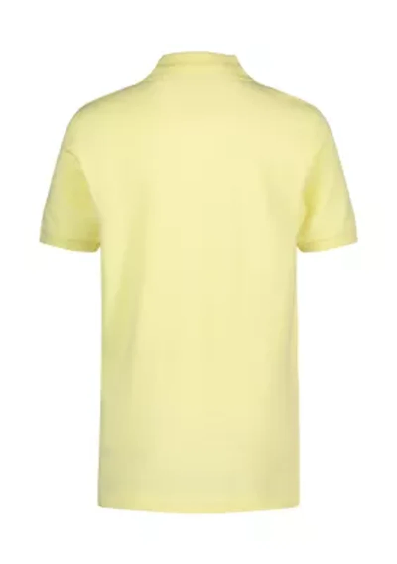 Boys 4-7 Short Sleeve Ivy Knit Polo Shirt