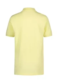 Boys 4-7 Short Sleeve Ivy Knit Polo Shirt
