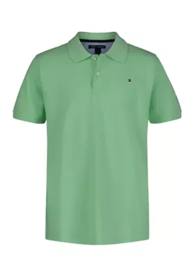 Boys 8-20 Short Sleeve Ivy Knit Polo Shirt
