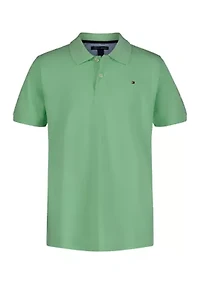 Boys 8-20 Short Sleeve Ivy Knit Polo Shirt