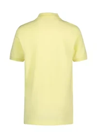 Boys 8-20 Short Sleeve Ivy Knit Polo Shirt