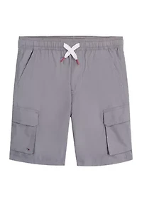 Boys 8-20 Solid Cargo Shorts