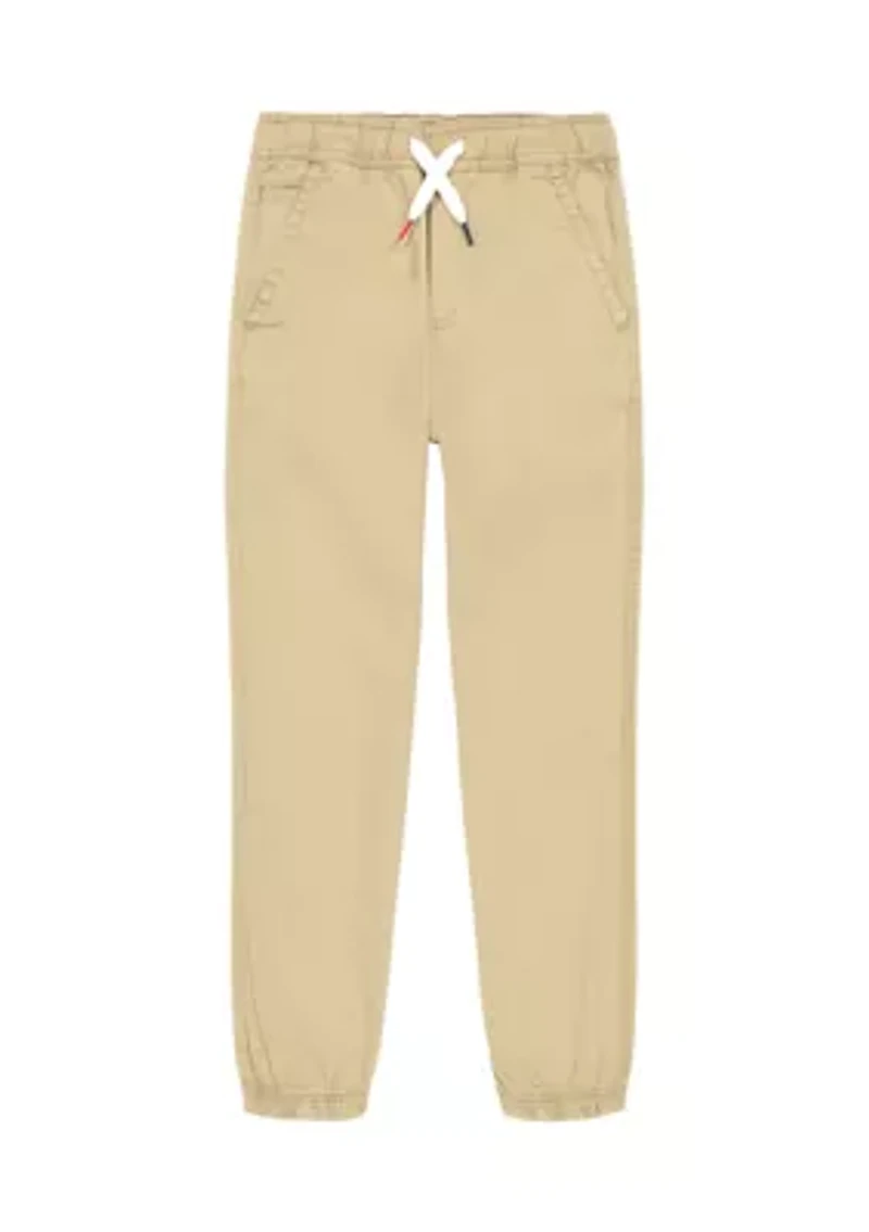 Boys 4-7 Clark Stretch Twill Jogger Pants