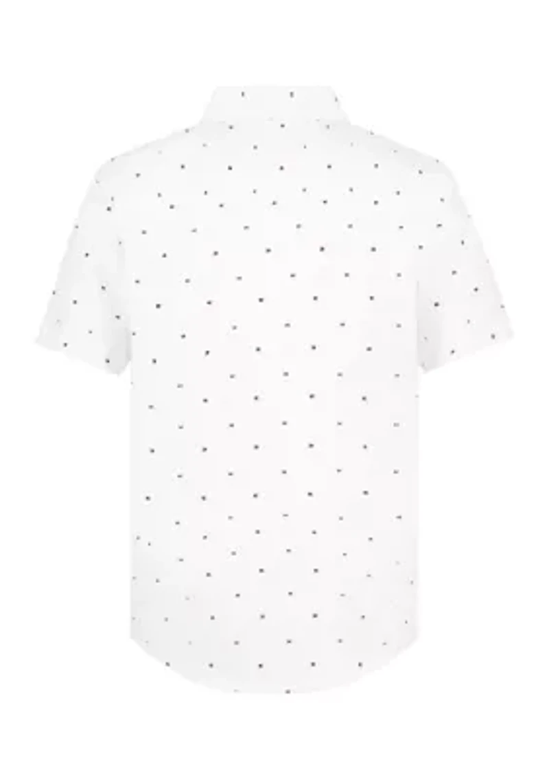 Boys 8-20 Flag Woven Shirt