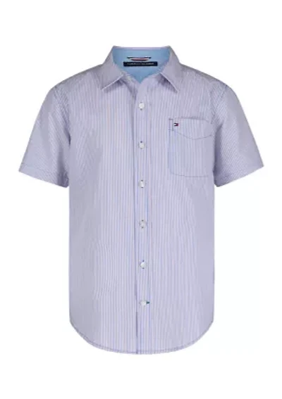 Boys 8-20 Stripe Woven Shirt