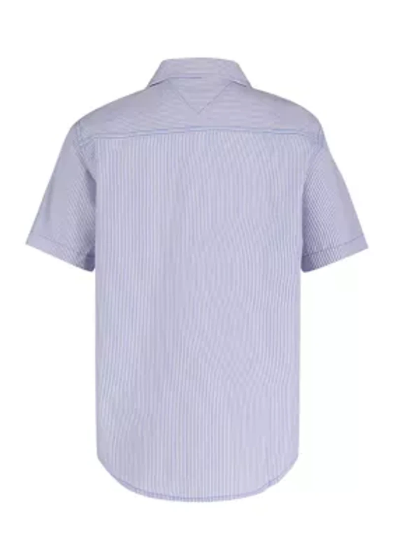 Boys 8-20 Stripe Woven Shirt