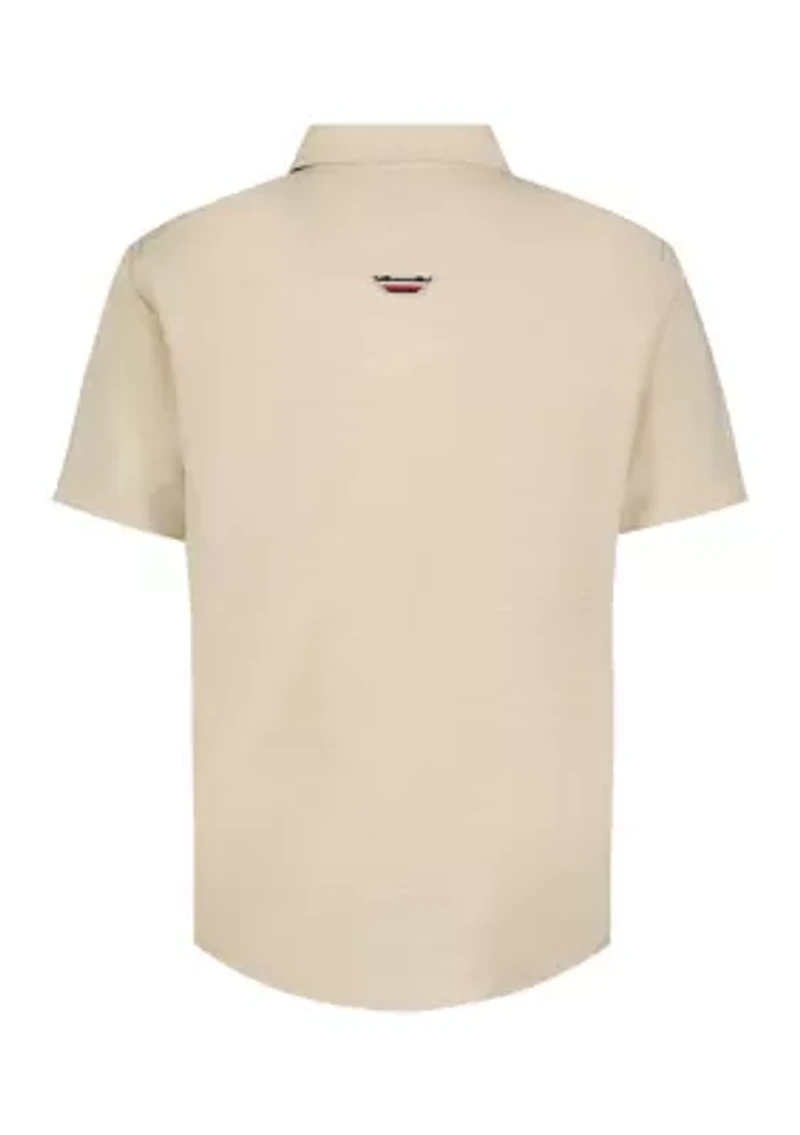 Boys 8-20 Tommy Textured Button Down Shirt
