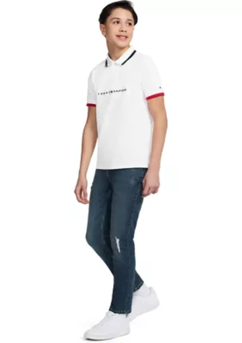 Boys 8-20 Short Sleeve Tomas Polo Shirt