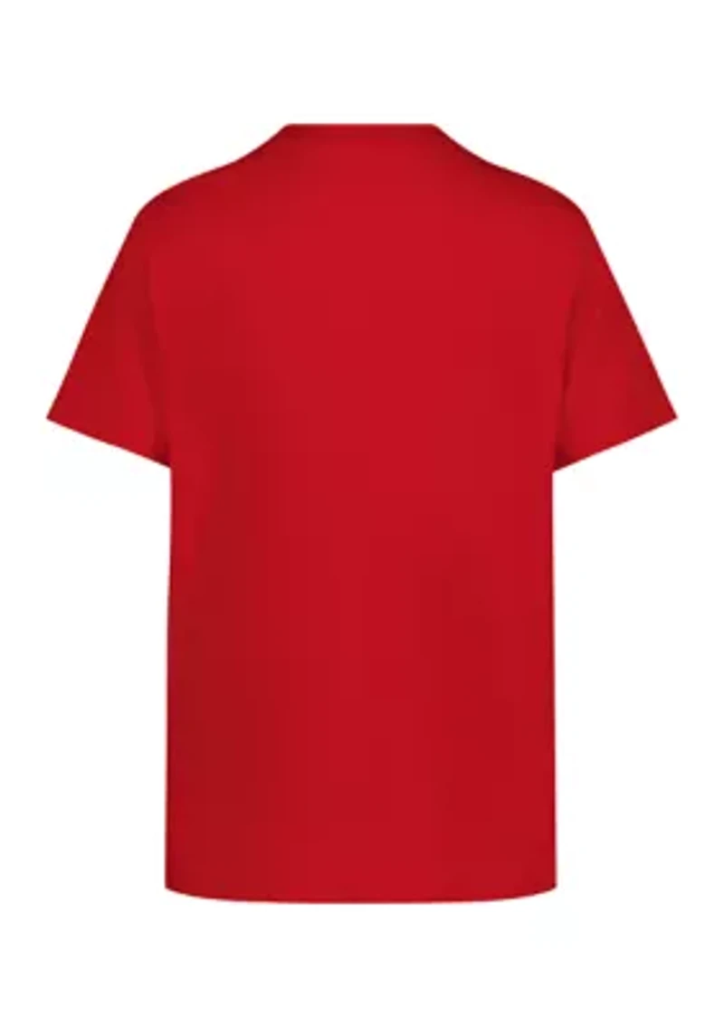 Boys 8-20 Script Short Sleeve T-Shirt