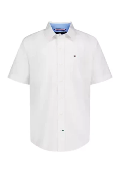 Boys 8-20 Textured Woven Shirt