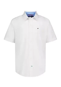 Boys 8-20 Textured Woven Shirt