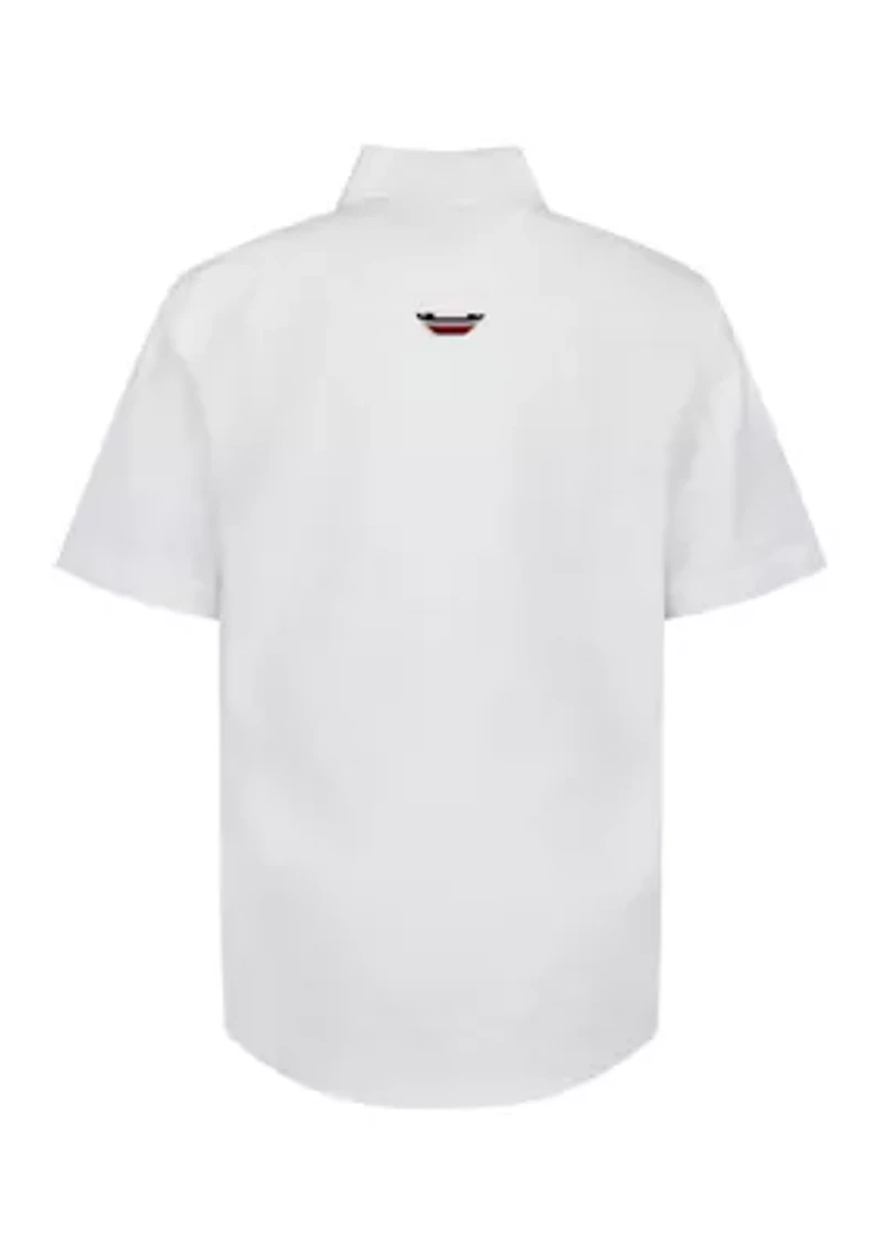 Boys 8-20 Textured Woven Shirt