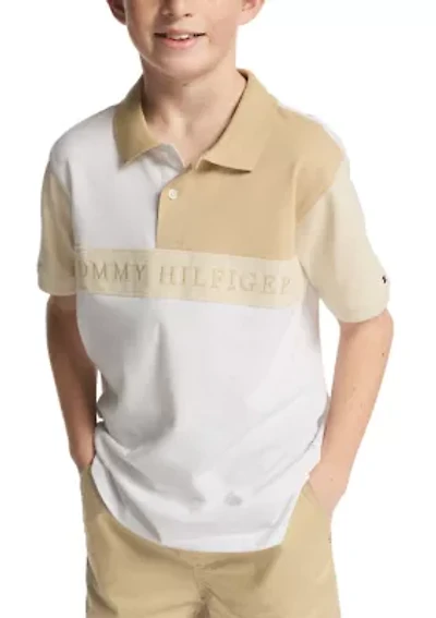 Boys 8-20 Striped Polo Shirt