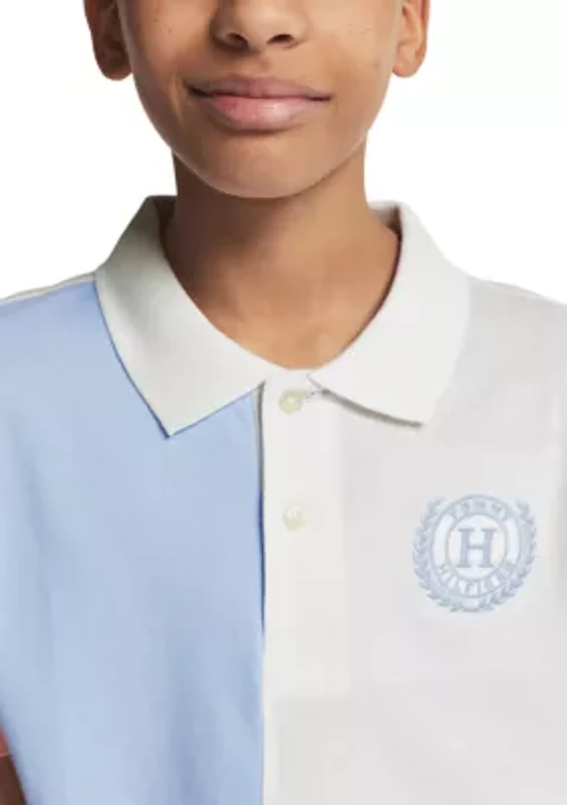 Boys 8-20 Quad Polo Shirt