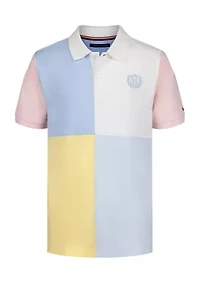 Boys 8-20 Quad Polo Shirt