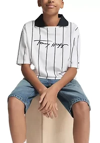 Boys 8-20 Stadium Knit Top