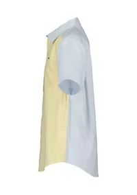 Boys 8-20 Soft Block Button Down Shirt