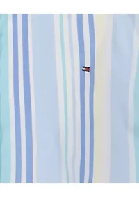 Boys 8-20 Multi-Variegated Striped Woven Shirt