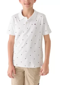 Boys 8-20 Tommy Flag Polo Shirt