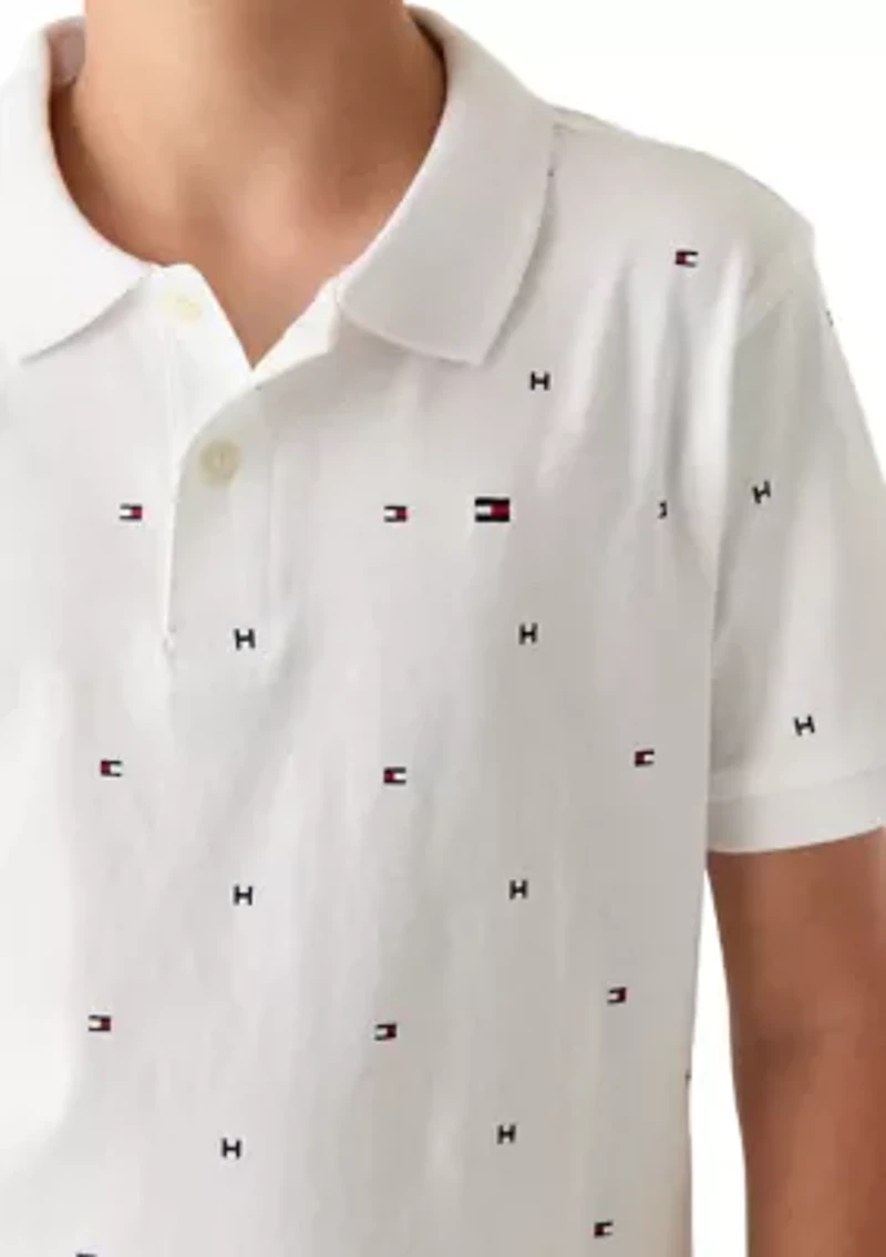 Boys 8-20 Tommy Flag Polo Shirt
