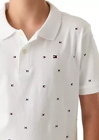 Boys 8-20 Tommy Flag Polo Shirt