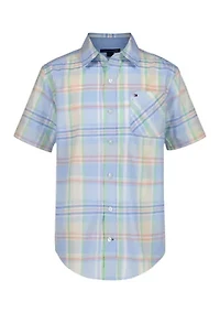 Boys 8-20 Plaid Shirt