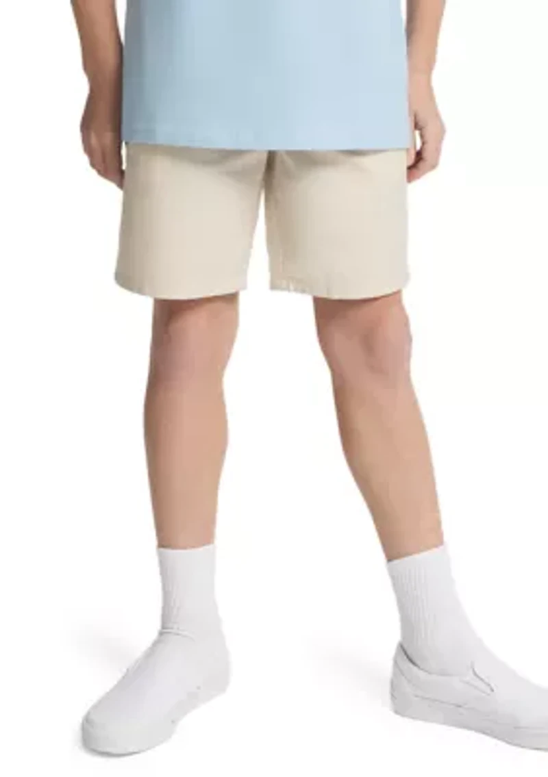 Boys 8-20 Flat Front Oxford Shorts
