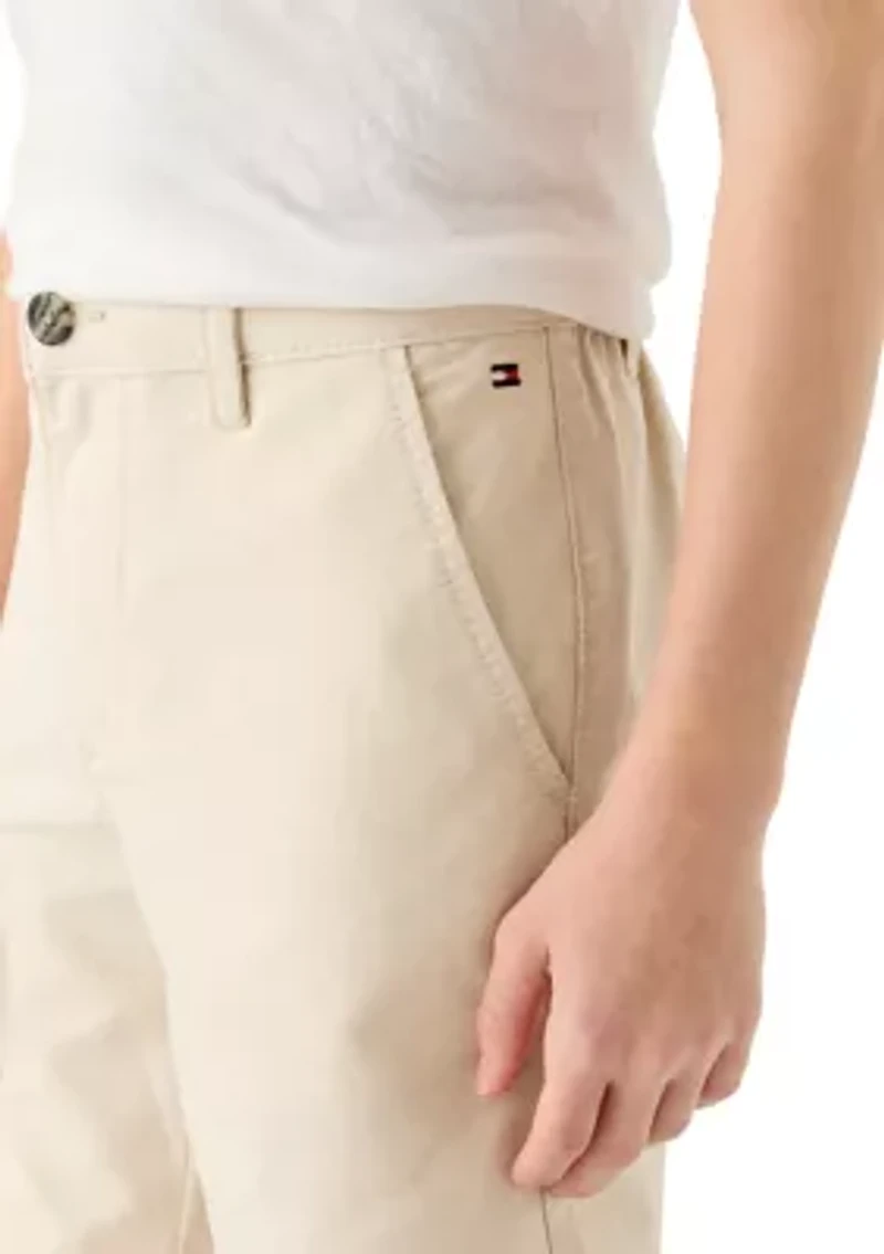 Boys 8-20 Flat Front Oxford Shorts