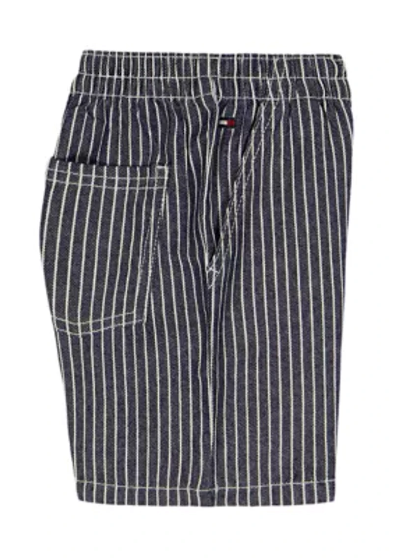 Boys 4-7 2 Piece Woven Shirt and Shorts Set