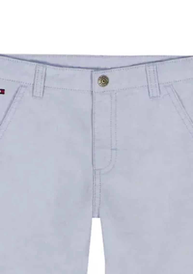 Toddler Boys Button Down Shirt and Shorts Set