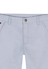 Toddler Boys Button Down Shirt and Shorts Set