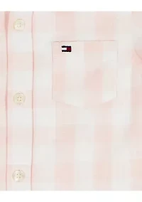 Toddler Boys Button Down Shirt and Shorts Set