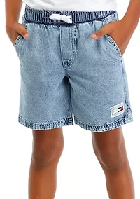 Boys 8-20 Sporty Denim Shorts