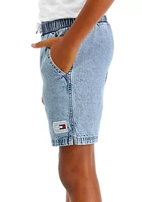 Boys 8-20 Sporty Denim Shorts