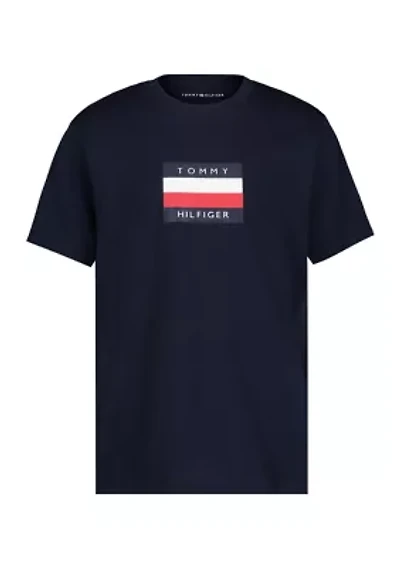 Boys 8-20 Short Sleeve Signature Chest Logo Graphic T-Shirt