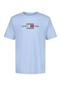 Boys 8-20 Linear Flag Short Sleeve T-Shirt