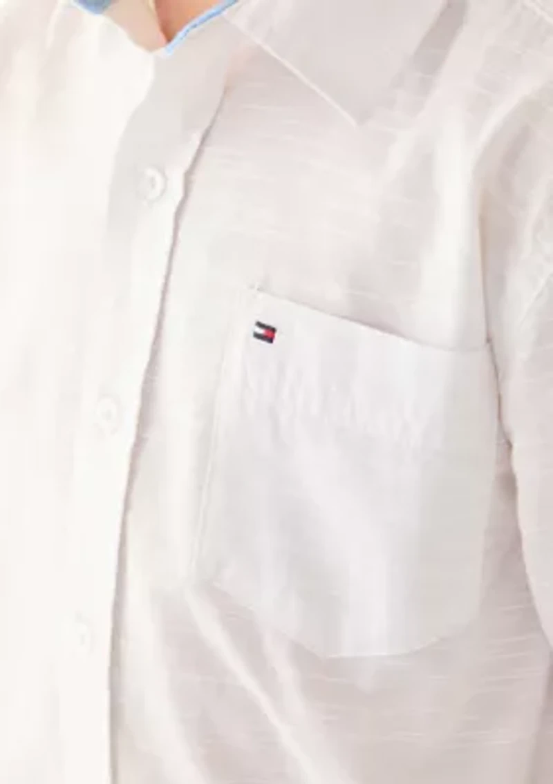 Boys 8-20 Better Collections Long Sleeve Woven Texture