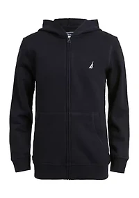 Boys 4-7 Full Zip Fleece Hoodie