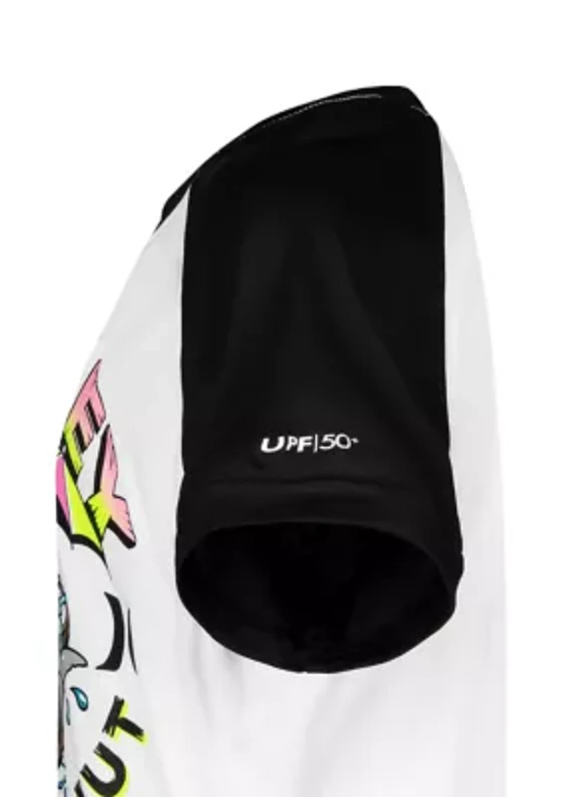 Boys 4-7 Floral Coconut Swim Set