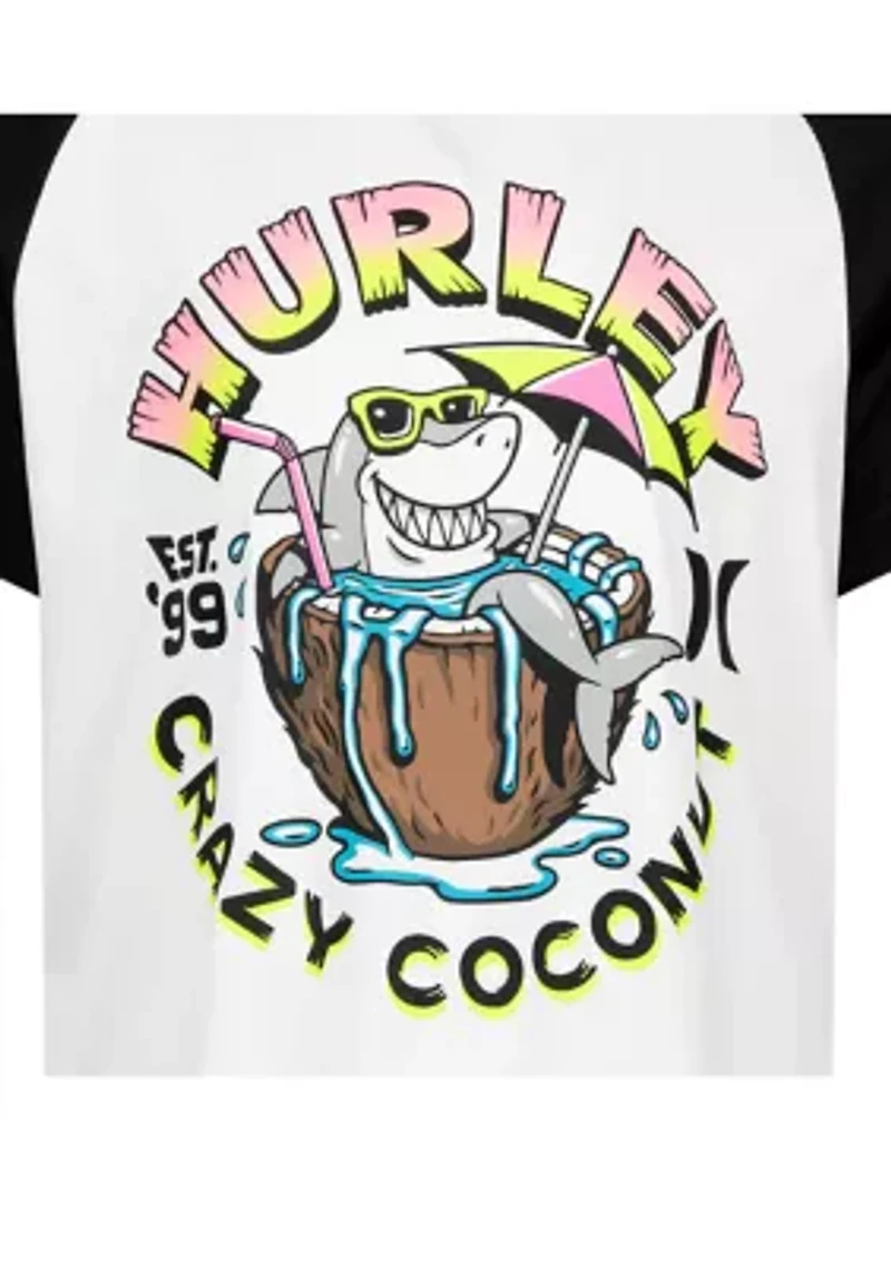 Boys 4-7 Floral Coconut Swim Set