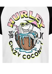 Boys 4-7 Floral Coconut Swim Set