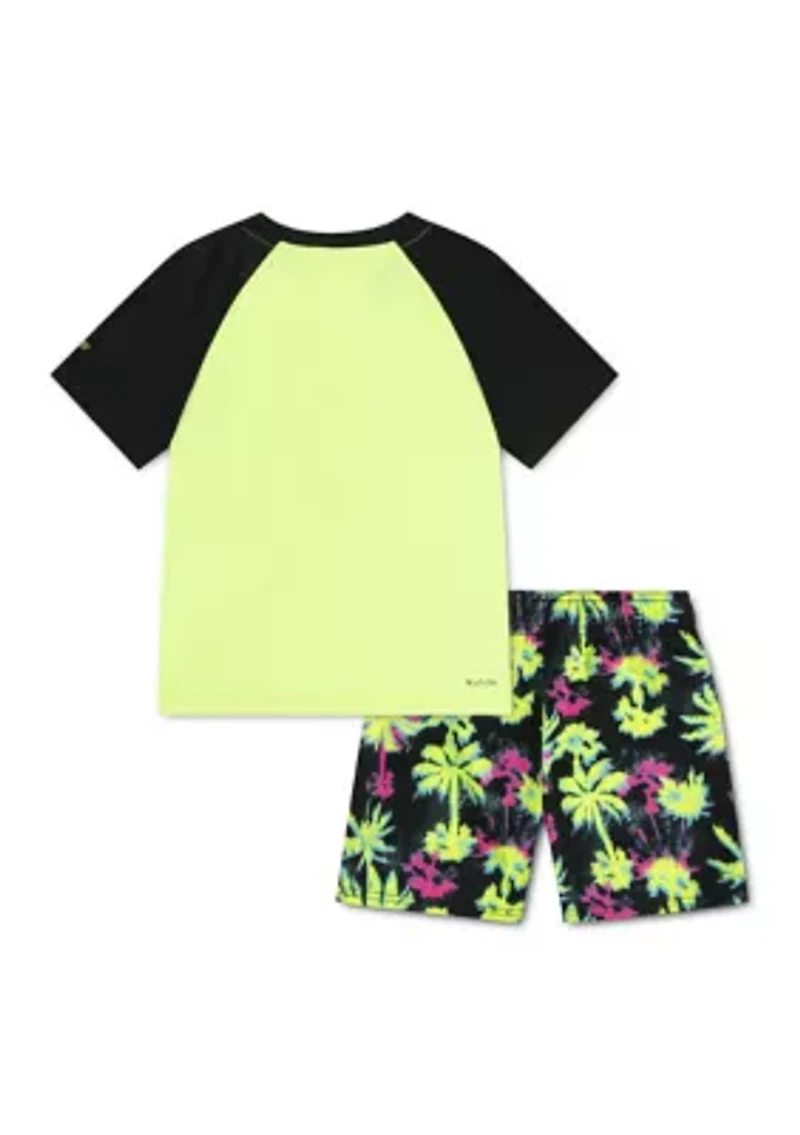 Boys 4-7 Long Sleeve Palm Set