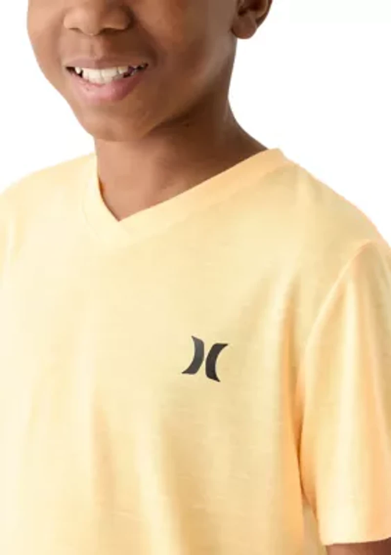 Boys 8-20 V-Neck Cloud Slub Knit T-Shirt